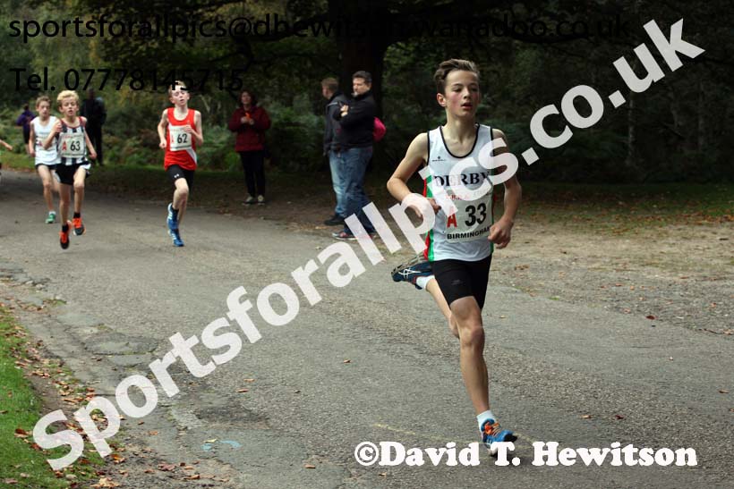 Boys under-13s ERRA Road Relays, Sutton Coldifield, Birmingham. Photo: David T. Hewitson/Sports for All Pics